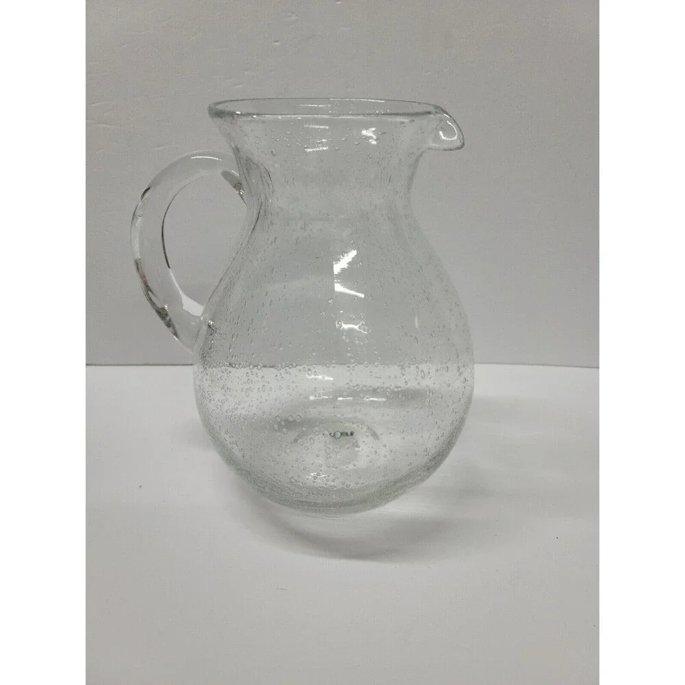 Tag Pitcher Clear with Bubbles